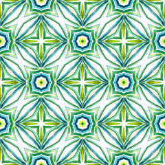 Traditional Surface. Endless Repeat Painting. 