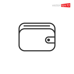 Obraz premium Wallet Icon Design Vector Template