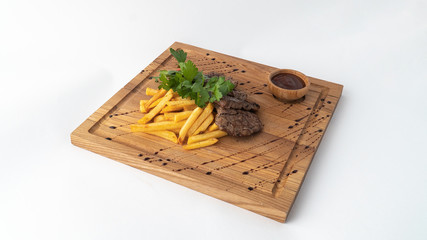 spices on wooden board