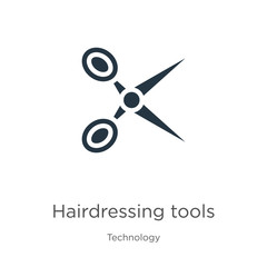 Hairdressing tools icon vector. Trendy flat hairdressing tools icon from technology collection isolated on white background. Vector illustration can be used for web and mobile graphic design, logo,