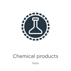 Chemical products icon vector. Trendy flat chemical products icon from signs collection isolated on white background. Vector illustration can be used for web and mobile graphic design, logo, eps10