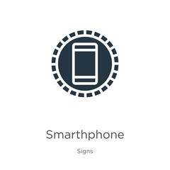 Smarthphone icon vector. Trendy flat smarthphone icon from signs collection isolated on white background. Vector illustration can be used for web and mobile graphic design, logo, eps10