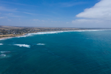 Fototapeta na wymiar Aerial photograph of the Great Australian Bight in South Australia