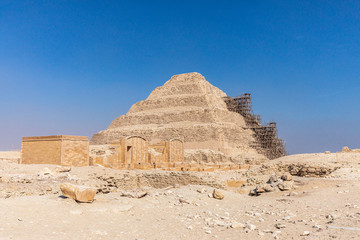 Step Pyramid of Djoser, part of the Saqqara necropoli
