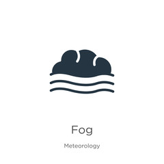 Fog icon vector. Trendy flat fog icon from meteorology collection isolated on white background. Vector illustration can be used for web and mobile graphic design, logo, eps10