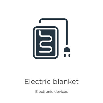 Electric blanket icon vector. Trendy flat electric blanket icon from electronic devices collection isolated on white background. Vector illustration can be used for web and mobile graphic design,