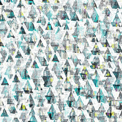 Geometry repeat pattern with texture background - 309510787