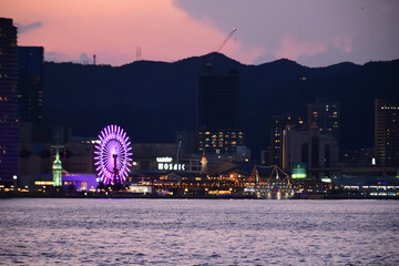 神戸ハーバーランドの夜景