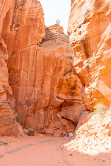 Beautiful landscape around the famous Antelope Canyon X