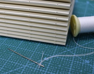 the bookbinding process and the handmade book