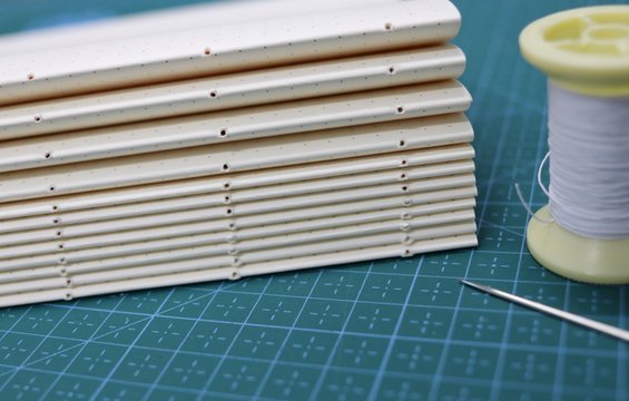the bookbinding process and the handmade book