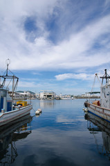 Fototapeta premium 漁港の釣船