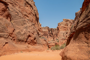 Fototapeta premium Beautiful landscape around the famous Antelope Canyon X