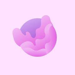 Fluid Shape Object Dynamic Logo Design 