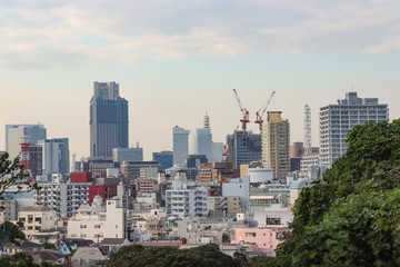 Fototapeta premium 石川町のビル群（神奈川県横浜市中区）