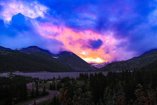 Montgomery Reservoir Sunset