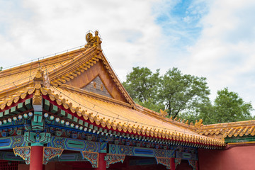 roof of chinese temple