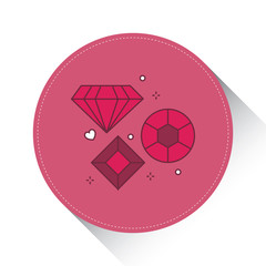  Jewel and Gem line Icons 