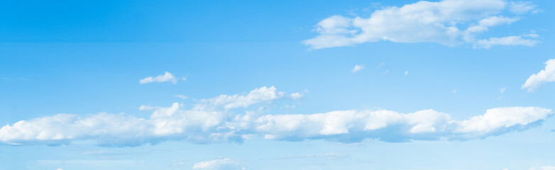 blue sky with white clouds