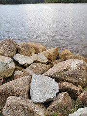stones in water