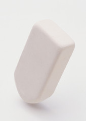 Rubber eraser tool on white background