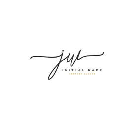 J W JW Beauty vector initial logo, handwriting logo of initial signature, wedding, fashion, jewerly, boutique, floral and botanical with creative template for any company or business.