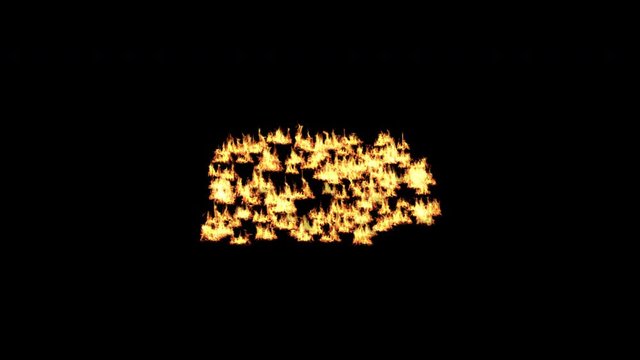 Stock 4k: Flames ignite and burning on a black background. Royalty high-quality free best stock slow motion of fire burn in slow motion isolated on black background. Good design elements, illustration