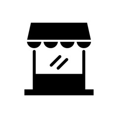 Store Icon Vector Simple Design