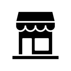 Store Icon Vector Simple Design