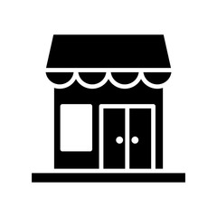 Store Icon Vector Simple Design