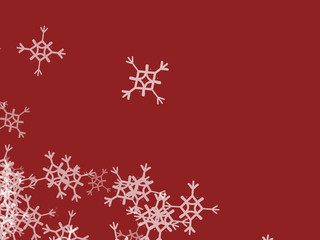 Fototapeta na wymiar Winter Snow Gift Card Design