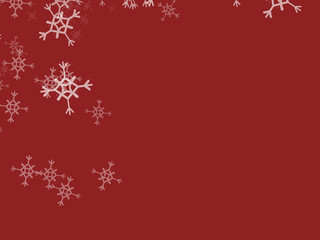 Naklejka na ściany i meble Winter Snow Gift Card Design