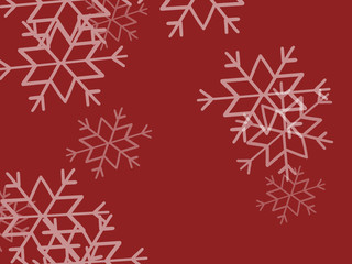 Obraz na płótnie Canvas Winter Snow Gift Card Design