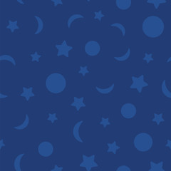 abstract background with stars and moons
