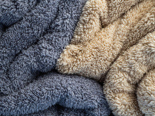 a beautiful close up texture towel