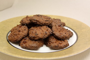 homemade bran biscuits with lemon