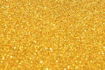 Bokeh image of the surface of the glittering sheet.