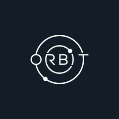 orbit logo line typography white © Payz