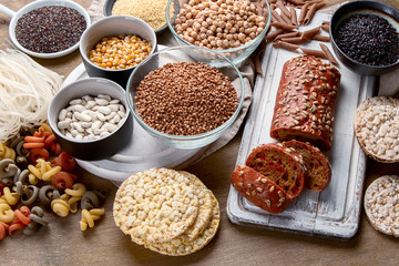 Various gluten free foods