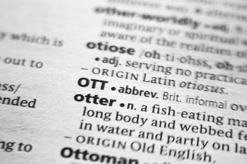 Word or phrase OTT in a dictionary.
