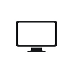 television icon flat design. vector illustration