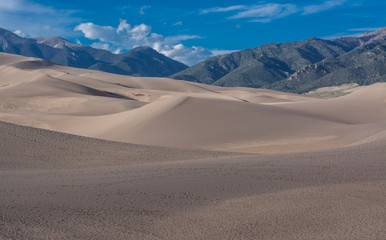Fototapeta na wymiar Senic view in Great Sand Dunes National Park in Colorado, USA