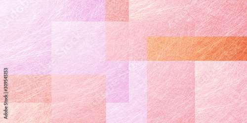 和紙による背景素材 ピンク系を基調としたパステルカラー Wall Mural Imagefuji