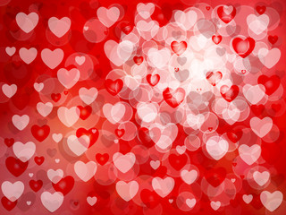 Hearts background