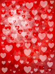 Hearts background