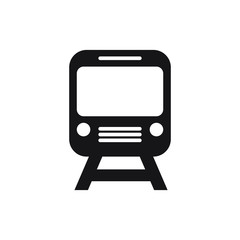 Fototapeta premium train icon flat design. Modern Transportation sign. vector illustration