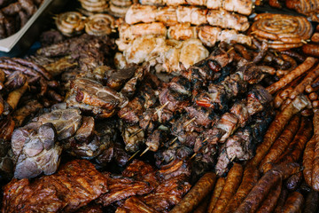 meat on grill