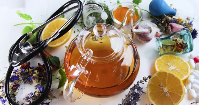 Healthy food immune boosting selection. Rotate