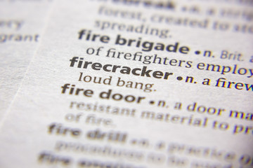 Word or phrase Firecracker in a dictionary.