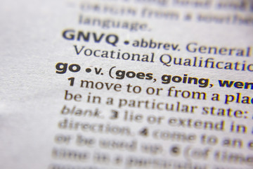 Word or phrase Go in a dictionary.